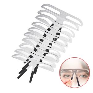 Thước Kẻ Tạo Dáng Lông Mày Bằng Thép Không Gỉ Dụng Cụ Định Vị Hình Dáng Cho Xăm Thẩm Mỹ Vĩnh Viễn Khuôn Mẫu Tự Làm Mỹ Phẩm