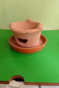 Combo bếp đất mini và khay tròn