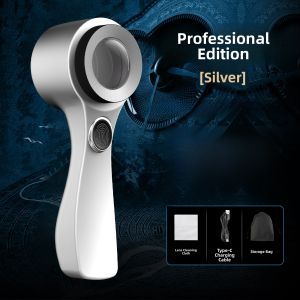 High Definition Handheld Magnifying Glass 60 times Jewelry Appraisal Coin Watch Inspection Lamp Illuminated Luxury Goods