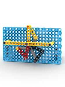 XIAOXIAOGONGCHENGSHI | Engineering Gear Construction Set Robot Building Block 3 Lever Mechanism