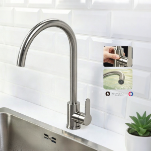 Anti-splash Rotating Kitchen Faucet for Sink Hot and Cold