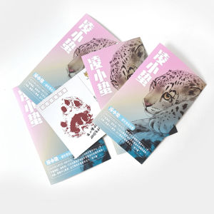 Xining Wild Animal Zoo Ecological Creative Cultural Postcard Ling Xiao Zhi Claw Print Contemporary Cartoon Animation Design