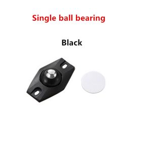 4pcs Wheels for Furniture Stainless Steel Roller Self Adhesive Furniture Caster Home Strong Load-bearing Universal Wheel