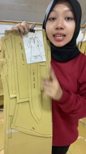 【COD】 Pola Jubah Gamis Pria Dewasa | Pola Baju | Pola Instan | Pola Jiplak | Pola Jahitan Lengkap Firdaus Busana