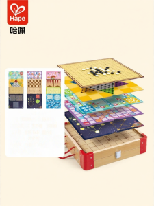 Hape | Childrens 22-in-1 Board Game Set
