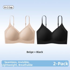 Cool Seamless Underwire Bra Small Bust Gather Back