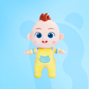 Baby Bus JoJo Plush Doll Toy Soothing Sleeping Buddy Cute Bear Design Childrens Soft Stuffed Toy Ideal Gift for Toddlers