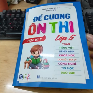 Sách - Đề cương ôn thi - Lớp 5 - Học kì 2 (Qbooks)