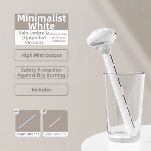 Portable Humidifier Quiet Small Baby Bedroom Office Desktop Winter Use NOCCILI JZ Model Donut Shaped Air Humidifier 2.6L Water Tank