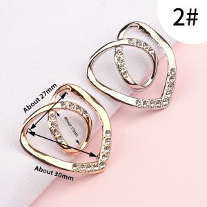 Clothes Corner Knot Buckle High-Grade Shirt/T-shirt Hem Fixed Easiest for Match Decorative Scarf Buckle Button Clothes Retaining Ring Waist-Tight