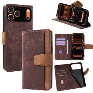 Metal buckle Leather Wallet Phone Case For iPhone 17 Pro Max iphone 16 15 14 13 Pro Max 16 Plus 16E Air Magnetic Flip Cover