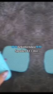 Home KTV Karaoke Speaker Bluetooth K1 Wireless Portable Super Bass Set Mini Spiker Aktif Karaoke Cipung Colorful RGB
