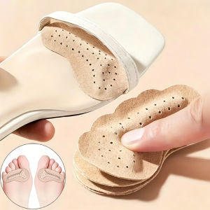 1 Pair Leather Forefoot Pads for Women High Heels Anti-slip Foot Care Shoe Pads Stickers Pain Relief Insert Insoles Toe Cushions
