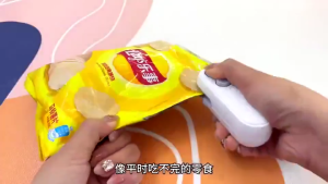 2in1 Vacuum Bag Sealing Machine Plastic Package Sealer Bags Clip Bag Handheld Sealer Food Packaging Heat Sealer For Home