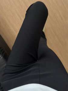 Quần Ống Loe Cạp Cao Màu Đen Cho Nữ Mùa Thu 2025 Quần Ống Loe Dáng Rộng Thoải Mái Quần Ống Rộng Ống Rộng