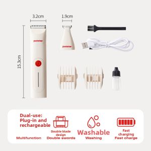 petstar | Pet Grooming Trimmer for Long-Haired Dogs and Cat Paws