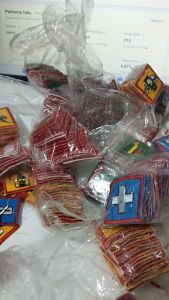 BORDIR TKK PRAMUKA PENGGALANG MADYA MERAH