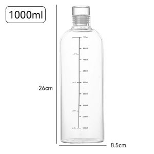 High Borosilicate Glass Time Scale Whiskey Cup Empty Bottle for Cooking Kitchen Storage Other Brand Chinese Origin G1115