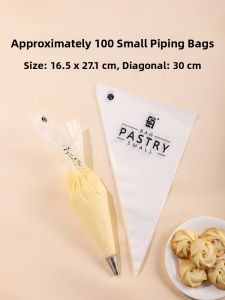 Thickened Baking Piping Bag Set Disposable Cream Decorating Tips for Cake Cookies Soluble Beans Baby Supplementary Food Tools