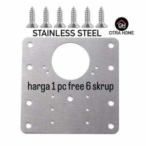 Hinge Repair Plate Plat Perbaikan Pintu Engsel Sendok