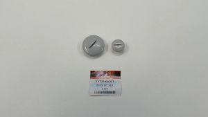 Tutup Magnit Supra Abu-Abu (Set Besar + Kecil) - Penutup Magnet Mesin Kancing Baut Bak Calter Revo