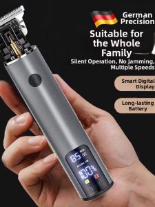 Loolecondera | Intelligent Display Silent No-Hair-Pull Electric Hair Clipper