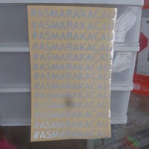 Sticker Cutting Asmarakacau