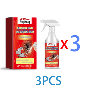 Car Engine Rodent Repellent Spray Natural Mouse Deterrent for Engine Bay Protection Long Lasting Formula Prevent Wire Damage60ml