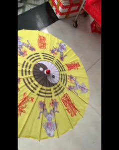 Dù Ngũ Lôi Ô Ngũ Lôi pháp khí phong thuỷ tặng Túi Đeo [hộ pháptrấn trạch... ]
