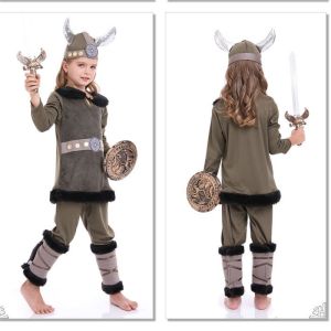 ชุดโจรสลัด วันฮาโลวีน ส่งเร็ว ลอร์ดกระทิง ชูดนักรบ ของขวัญเด็ก คอสเพลย์ ปาร์ตี้ ฮาร์โลวีน ไวกิ้ง ชุดหมอน