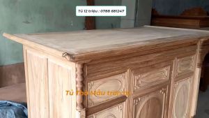 Tủ thờ gỗ gụ.mẫu trơn siêu đẹp.kích thước tủ thờ 147x75x127.tủ bày đồ thờ cúng