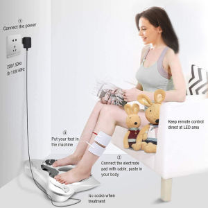 220V Home Foot Massa-ger Automatic Foot Massage Machine Blood Circulator Vibrating Foot Mass-ager Spa New