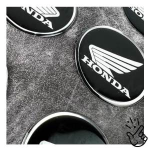 3D Gel Honda Logo Motorcycle Round Sticker Tank Decal Wing Emblem Decorative Racing Scooter For Honda CB150R CB500X Scoopy Beat PCX150 Wave 125 CRF250L Africa Twin