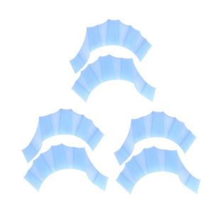 1/2/3/4pairs Silicone Swimming Fins Flipper Men Women Swim Pool Sport Professional Training Finger Hand Webbed  Diving Gloves