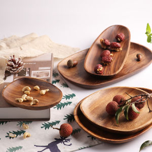 Creative Irregular Wooden Tray Dish