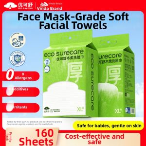 ECO SURECARE | Ultra-thick Hanging Baby Facial Towels