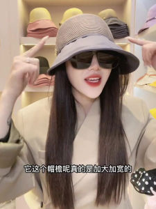 Hebe Style Purple Fisherman Bucket Hat Womens Summer Sun Protection Wide Brim Hat Versatile UV Protection New 2023