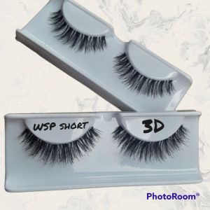 BULUMATA PALSU WSP 3D SHORT HALUS EYELASH NATURAL PENDEK LUSINAN 12 PASANG