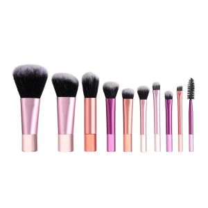 10pcs/set Protable Size Durable Professional Makeup Brush Set Soft Bristles Multifunctional Makeup Brush Kit Make Up Supplies