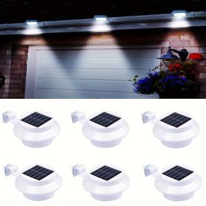 Solar Lights Outdoor Wall Lights Porch Lights Gutter Lights Fence Lights Garden Lights Path Lights Waterproof Auto On/Of