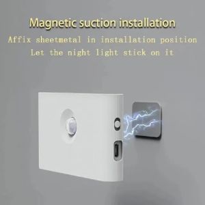 Magnetic Motion Light Indoor Auto ON OFF Cabinet for Bedroom Hallway Kids Room Decor for Hallway Bathroom Bedroom Stairs