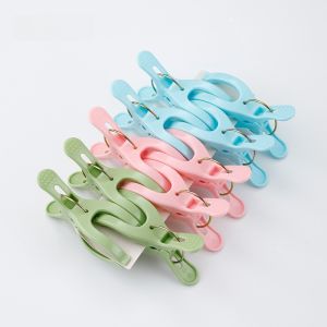 Kẹp Quần Áo Bằng Nhựa Đa Năng Cỡ Lớn Chống Trượt Kẹp Quần Áo Chống Gió Kẹp Quần Áo Phơi Quần Áo Kẹp Quần Áo Phơi Tất