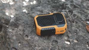 [SG Stock] Leafless Hanging Neck Waist Table Fan with Emergency Power Bank Outdoor Cooling USB Rechargeable Mini Portable Bladeless Handheld Fan for Camping Hiking