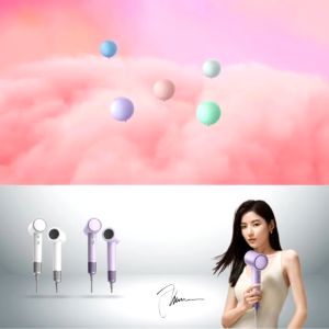 [READY STOCK] Airbot Aria Lite High Speed Hair Dryer 200mil Negative Ions Temperature Control Smart RGB Light