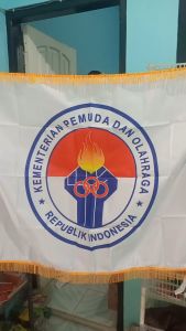 Bendera KEMENPORA & Kementerian Pemuda dan Olahraga Republik Indonesia Rumbai