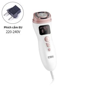 Máy HIFU Mini Siêu Âm RF EMS Làm Săn Da Nâng Cơ Mặt Massage Cho Mặt Cổ Mắt - Dùng Tại Nhà Thiết Bị Chống Nếp Nhăn
