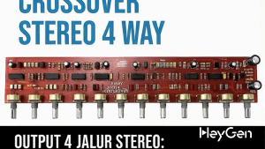 KIT ACTIVE CROSSOVER STEREO 4 WAY | Low Mid High Super Tweeter | DC 12V – 15V | PCB Rapi JAL’s
