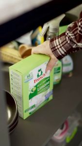 [Nội địa Đức] Viên rửa chén bát hữu cơ lành tính cho máy rửa làm sạch dầu mỡ khử mùi tanh FROSCH đủ size