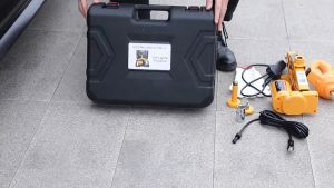 Bộ nâng kích gầm điện kiêm máy bơm lốp và máy siết ốc ô tô đa năng ROGTZ TY-EJ06 2 tấn DC12V nâng cao tối đa 35cm