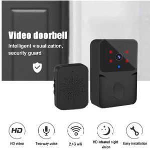 M8 Smart Wireless Doorbell Unlimited Remote Ding Dong Video HD Night Vision Home Security Camera
